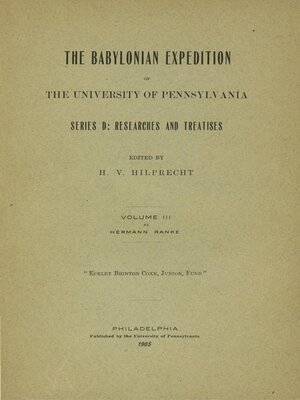 cover image of Early Babylonian Personal Names